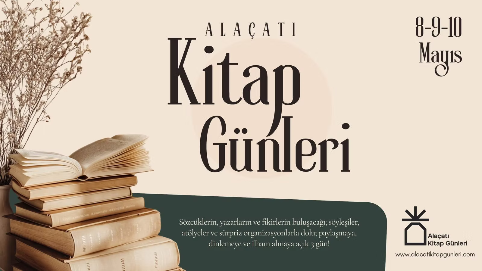 Alaçatı Kitap Günleri Mayıs’ta başlıyor