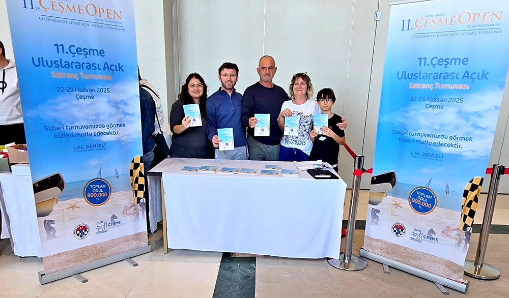 Antalya'daki Şampiyonada Çeşme Open Tanıtım Standı Açıldı