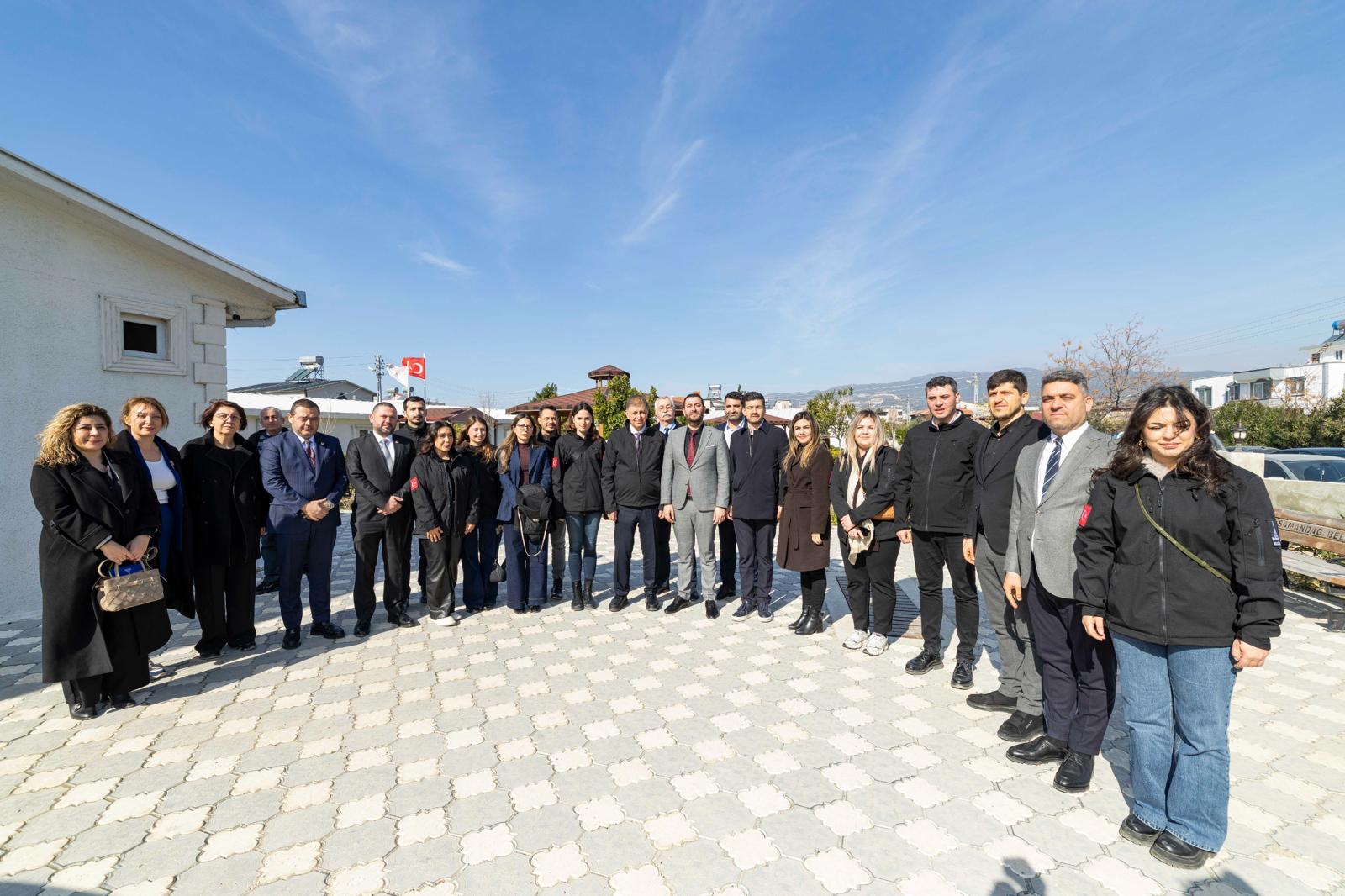 Başkan Tugay'dan medeniyetler şehri Hatay için dayanışma çağrısı