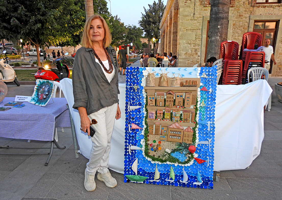 Çeşme’de Minik Eller Sürdürülebilir Sanatla Buluştu