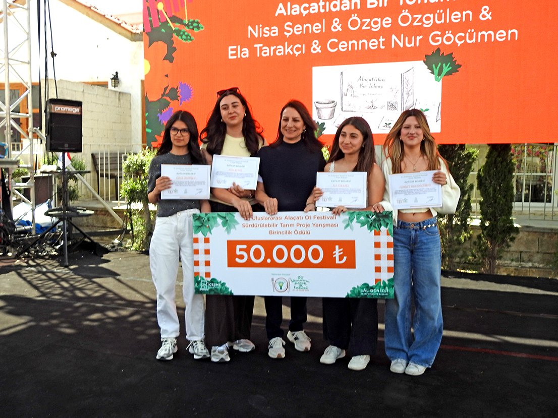 Alaçatı Ot Festivali’nde “Sürdürülebilir Tarım” projelerine ödül