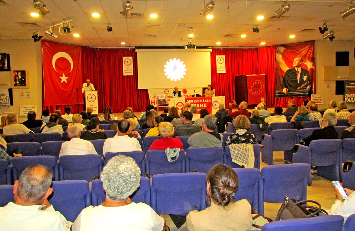 DEV-EMEKLİ-SEN ÇEŞME TEMSİLCİLİĞİ 1. OLAĞAN GENEL KURULU YAPILDI