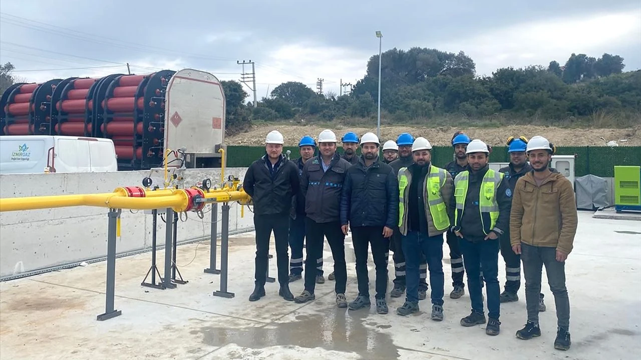 Çeşme’de Doğal Gaz Altyapı Çalışmalarının İlk Etabı Tamamlandı
