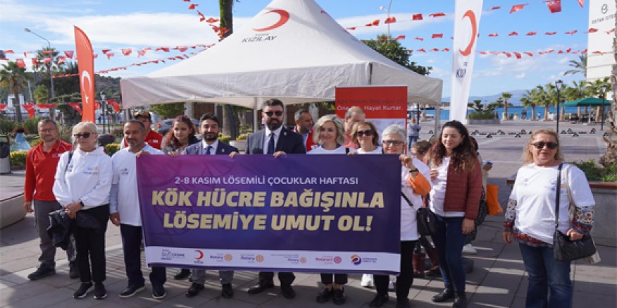 Çeşme'de lösemi farkındalığı