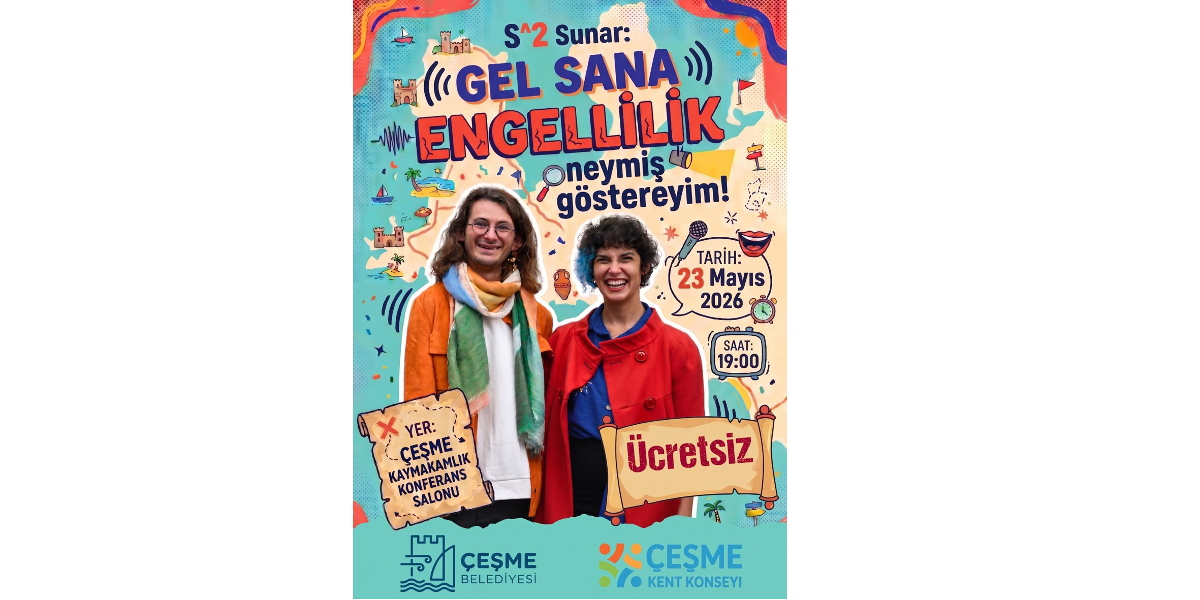 “Gel Sana Engellilik Neymiş Göstereyim” bugün Çeşme’de sahnelenecek