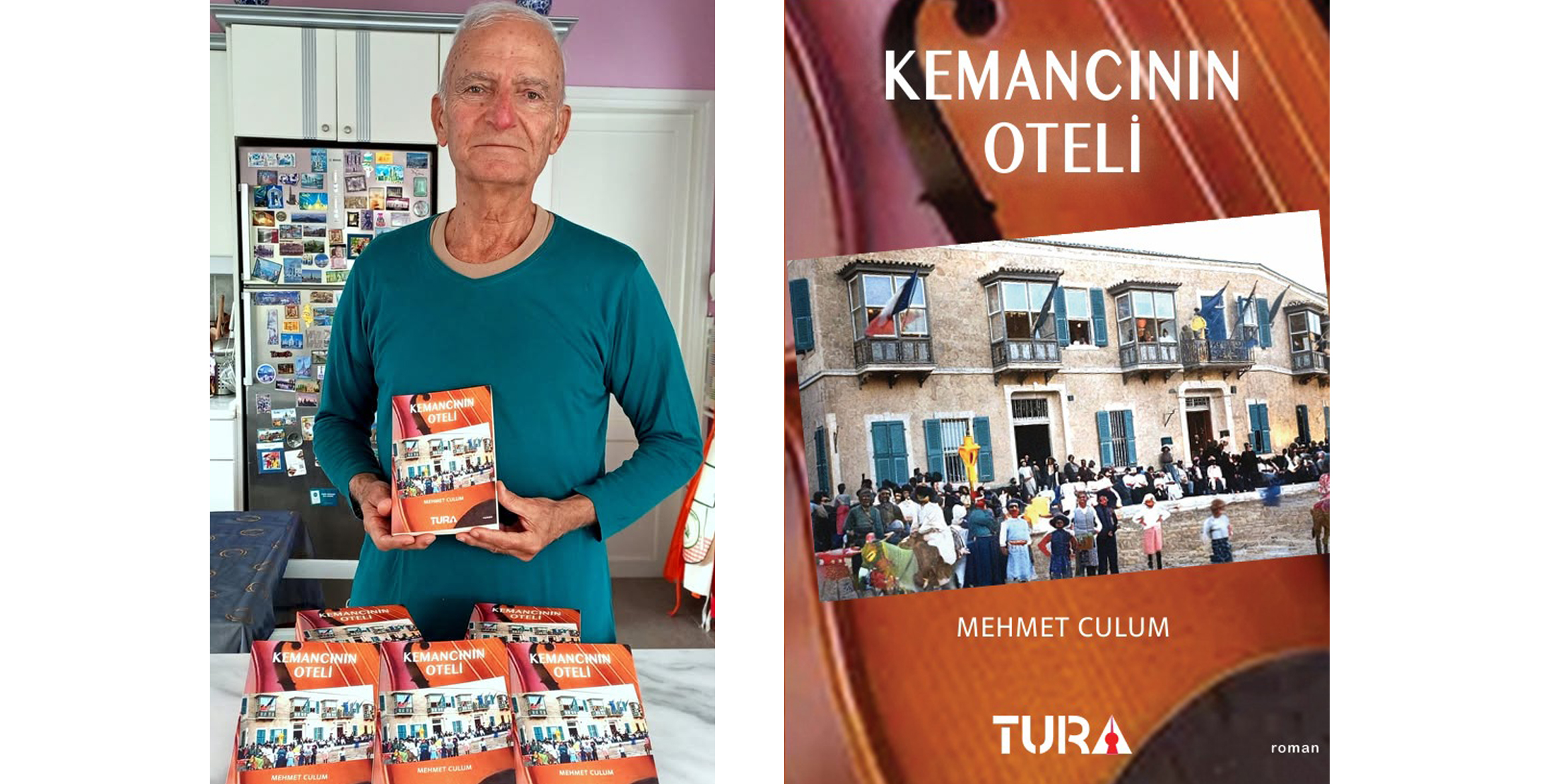 Çeşmeli Yazar Mehmet Culum’un Yeni Romanı “Kemancının Oteli” Raflarda