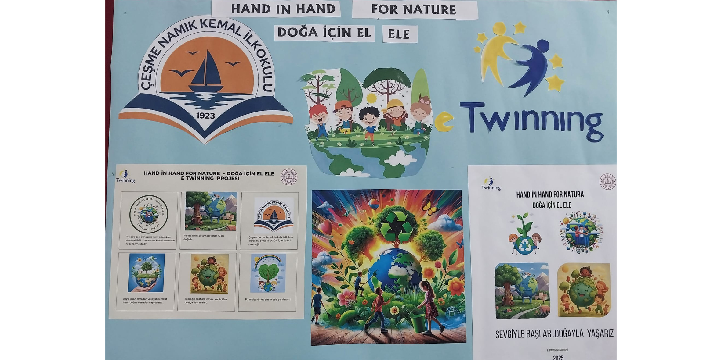 Çeşmeli Öğrenciler, Doğa Dostu eTwinning Projesinde Buluştu