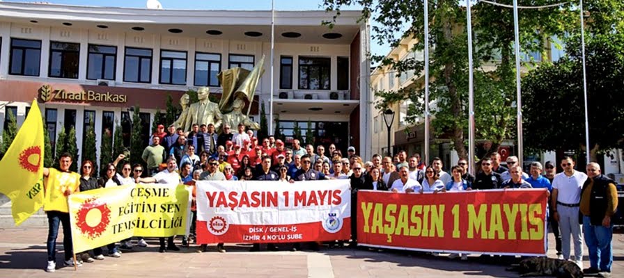 1 Mayıs, Çeşme'de coşkuyla kutlandı