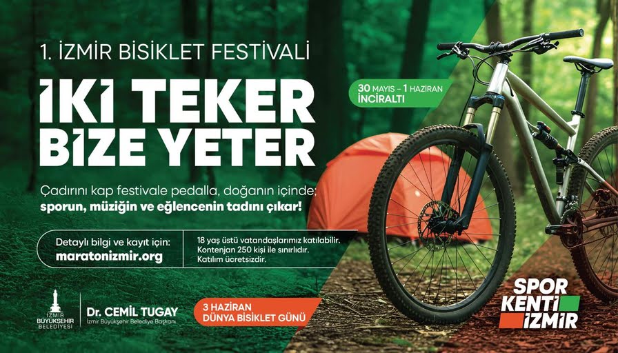 İzmir’de Dünya Bisiklet Günü festivalle kutlanacak
