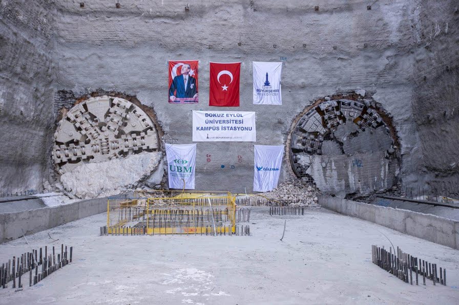 Buca Metrosu'nda tünel kazıları dört koldan sürüyor
