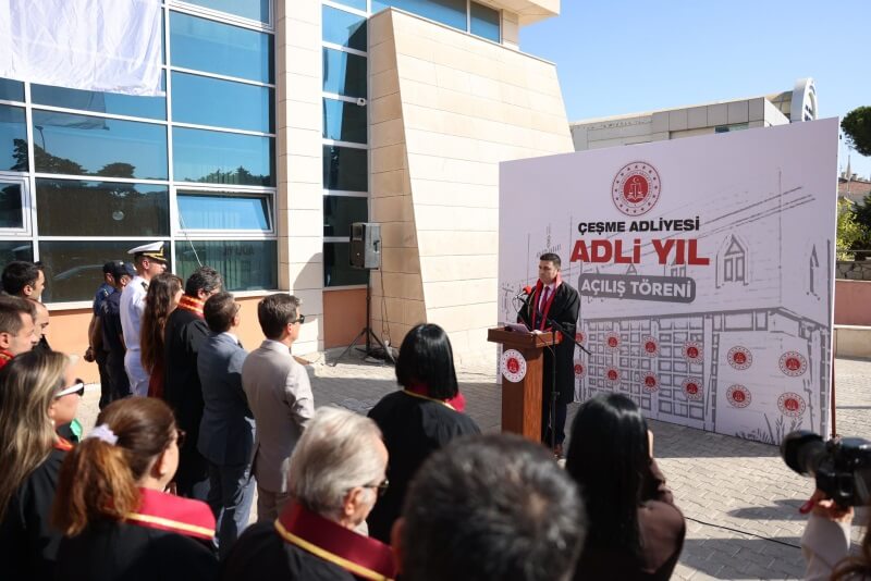 Çeşme Adliyesi’nde Adli Yıl Açılış Töreni Düzenlendi  