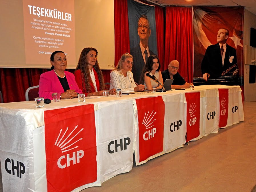 CHP Çeşme Kadın Kolları “Kadınlar Özgür’ce Konuşuyor?? Temasıyla Genişletilmiş Toplantı Düzenledi