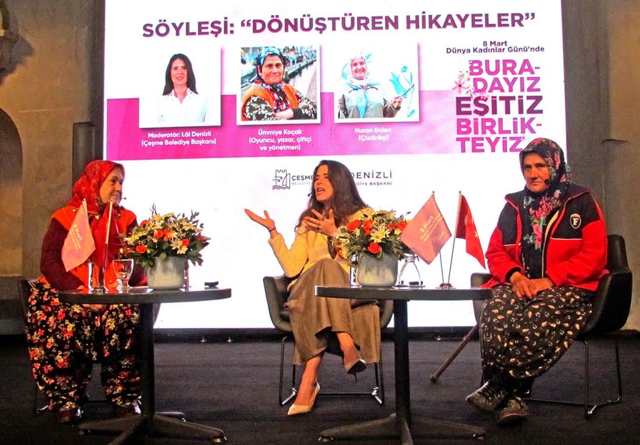   Hayatlarıyla İlham Oldular: Çeşme’de “Dönüştüren Hikâyeler?? Söyleşisi  