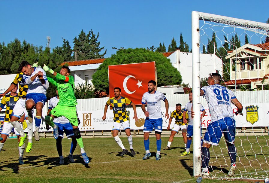 İmren Alaçatıspor, 90. dakikada gelen golle 3 puanı aldı