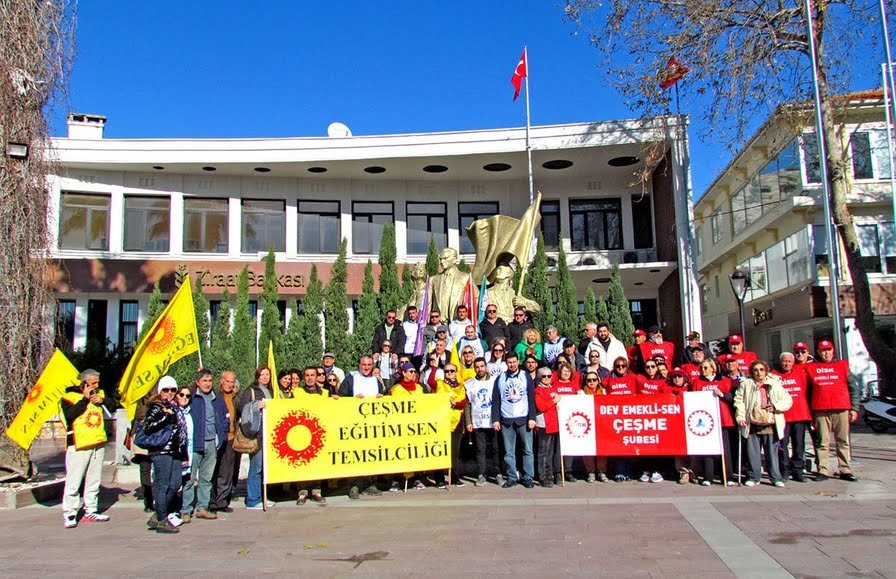 KESK’ten Çeşme’de İş Bırakma Eylemi: “Geçinemiyoruz??