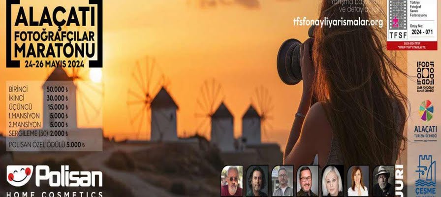 Alaçatı'da "Ulusal Fotoğrafçılar Maratonu" düzenlenecek