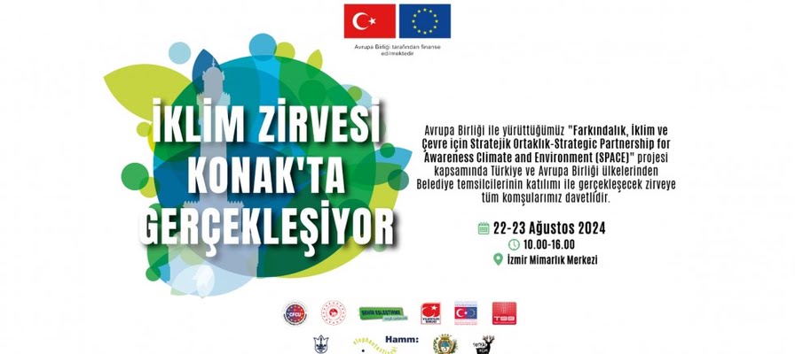 Avrupa belediyeleri ‘İklim Zirvesi’ için Konak’a geliyor