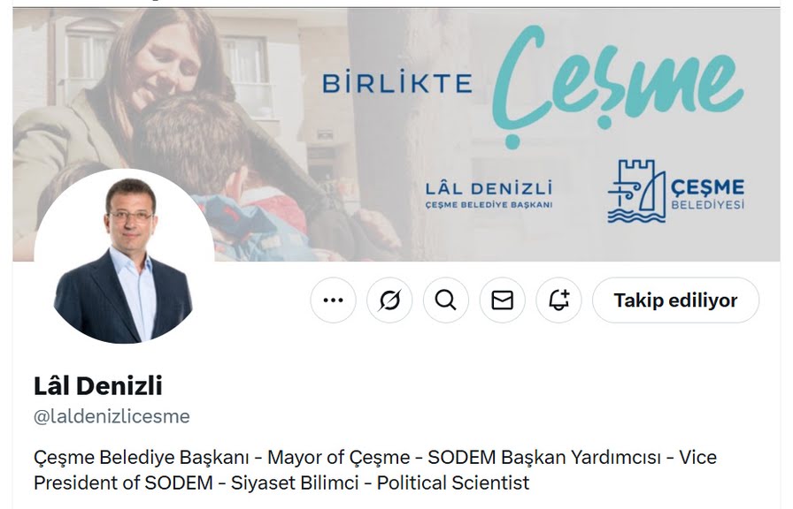 Başkan Denizli'den İmamoğlu'na Profil Fotoğraflı Destek