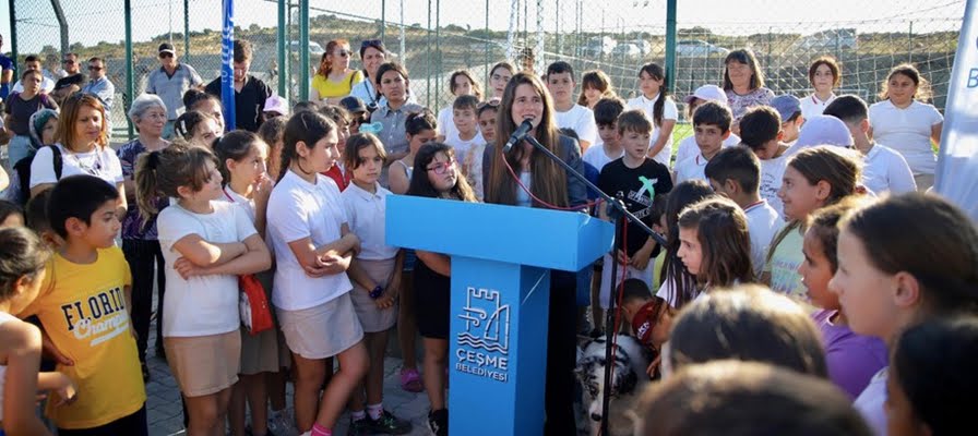 Başkan Denizli, Ildır'da “Çocuk Oyun Alanı ve Spor Kompleksi?? açılışını gerçekleştirdi