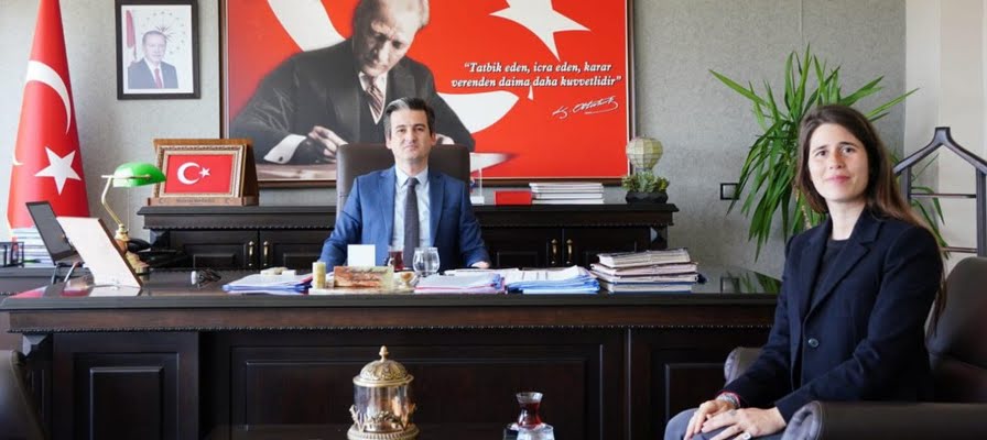 Başkan Denizli Kaymakam Maraşlı’yı Ziyaret Etti