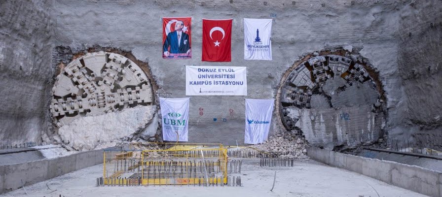 Buca Metrosu’nda tarihi gün