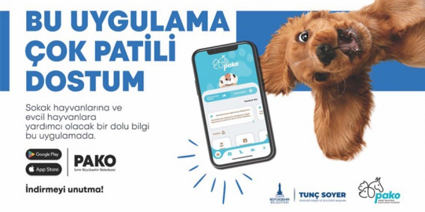 Büyükşehir’den can dostlar için “Pako??  mobil uygulaması