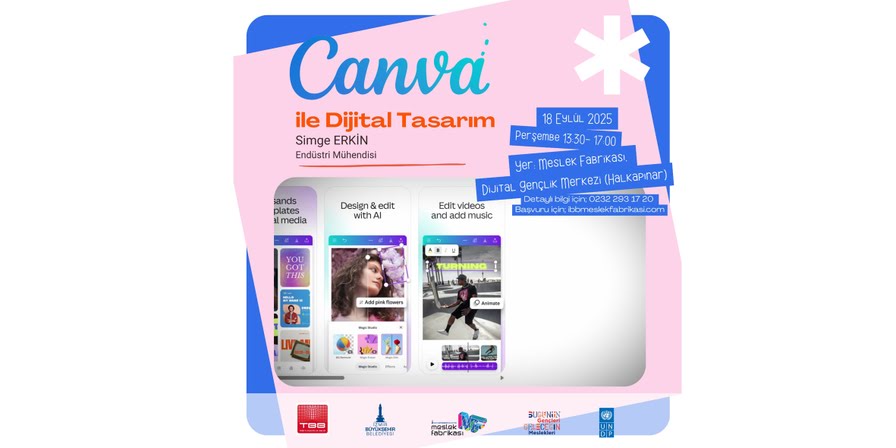 Dijital Gençlik Merkezi'nde "Canva" eğitimi başlıyor