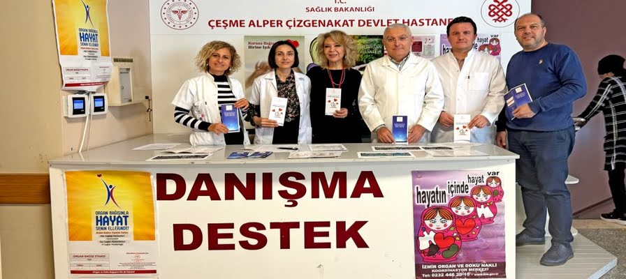 Çeşme'de organ bağışı farkındalığı etkinliği