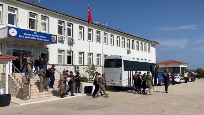 Çeşme'deki çirkin silahlı saldırı olayında 8 tutuklama