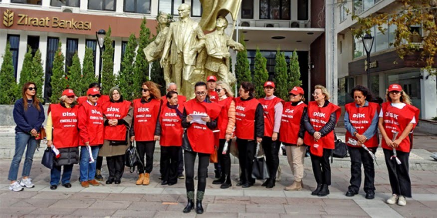 Çeşme Emekli-Sen, "Kadına yönelik şiddetin her türlüsünün karşısındayız"