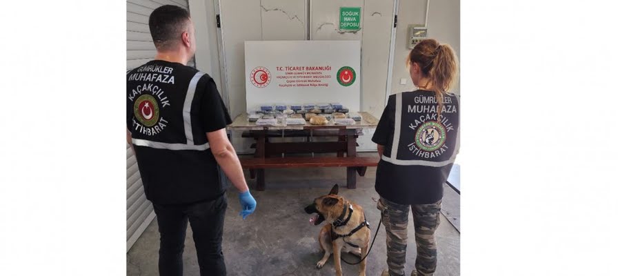 Çeşme Gümrük Muhafaza’dan tarihi uyuşturucu operasyonu