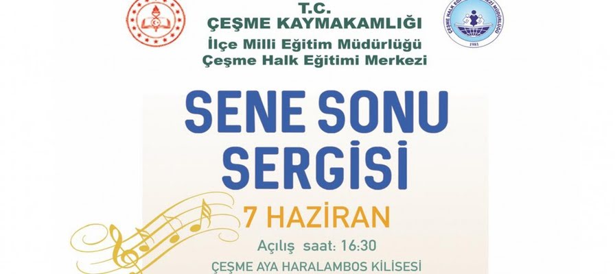 Çeşme Halk Eğitim'den "Sene Sonu Sergisi"