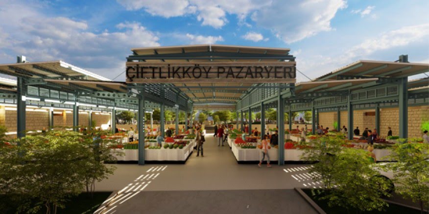 Çiftlikköy’e iki büyük yatırım daha;  Kapalı Pazar yeri ve Masal Evi!