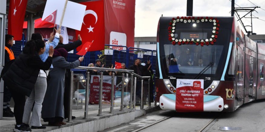 Çiğli Tramvayı hizmete girdi