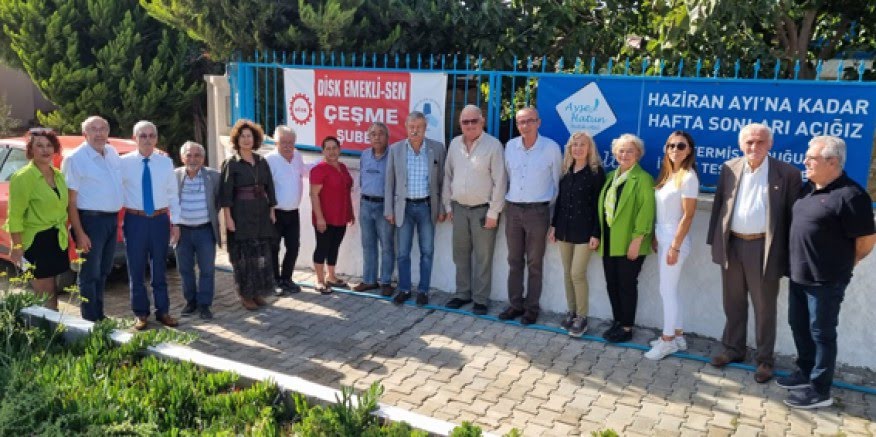 DİSK Emekli-Sen Yarımada Başkanlar Kurulu Çeşme'de toplandı