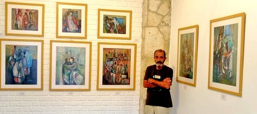 İLHAN DÜNDAR’IN “İNSANA DAİR?? RESİM SERGİSİ ALAÇATI’DA SANATSEVERLERLE BULUŞTU