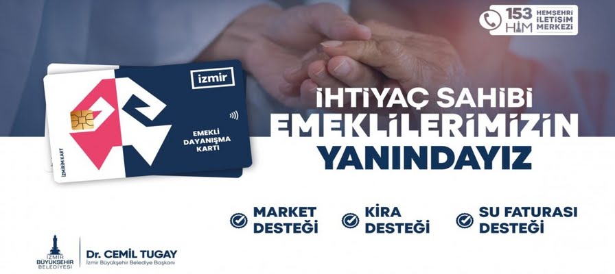 İzmir’de emeklilere su faturası, market ve kira desteği