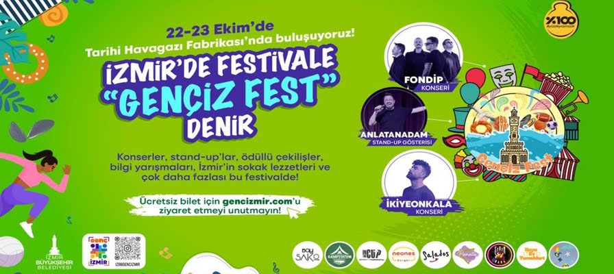 İzmir’de gençlik ve yaratıcılık rüzgarı estirecek Gençİz Fest başlıyor