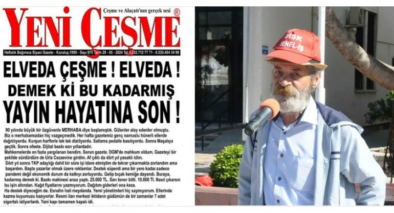 İZMİR’İN BİRİCİK SOSYALİST GAZETESİ KAPANDI..
