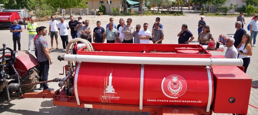 İzmir’in köyleri itfaiye üssü oluyor