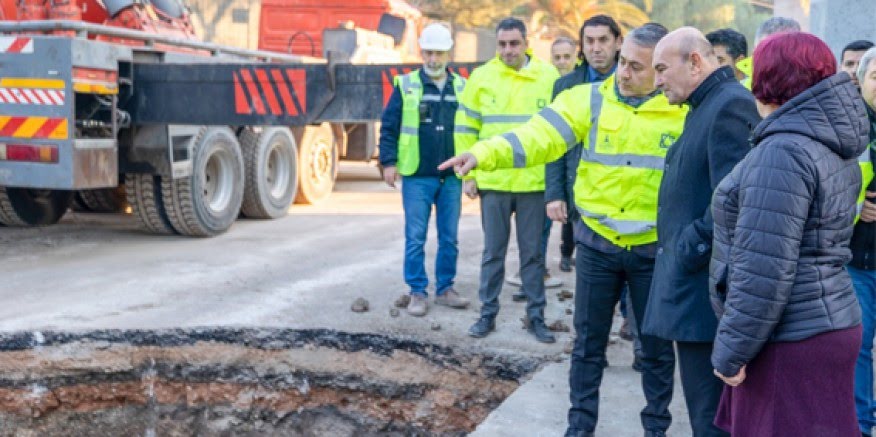 İzmir tarihinin en büyük yağmur suyu ayrıştırma yatırımı sürüyor