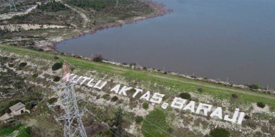 Son yağışlarda Kutlu Aktaş Barajı'na 362 bin metreküp su girdi